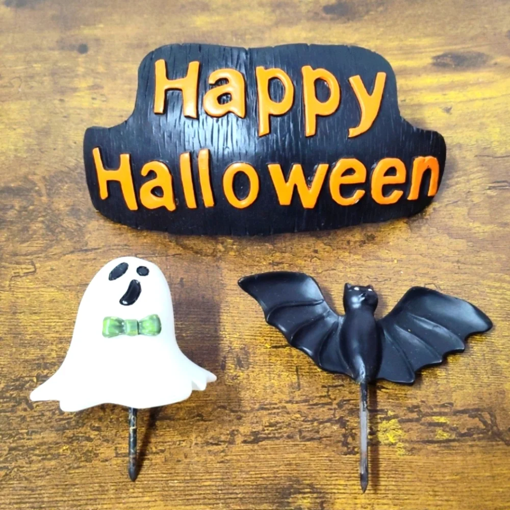 Halloween Pumpkin Wear, Bat, Ghost, Happy Halloween, Decor - Picture 1 of 2